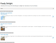 Tablet Screenshot of foodydelight.com